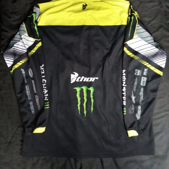 Thor Monster Energy Motocross Pro Circuit Racing Jersey Shirt - Picture 6 of 6